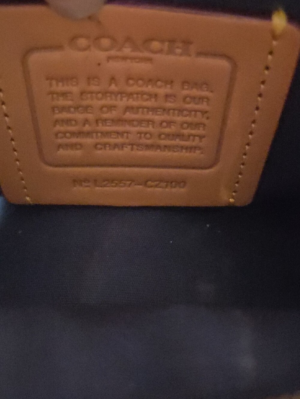 Coach Denim Mini Cargo Tote in Blue Indigo - Picture 7 of 7